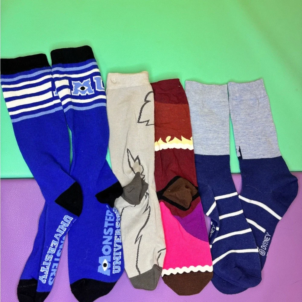 Disney Parks Adult Socks‎ Bundle of 3 sets
